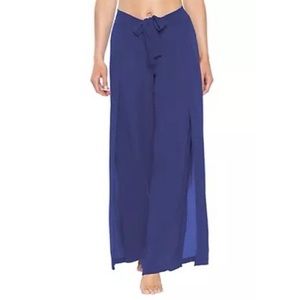 NWT BECCA Modern Muse Tie Front Swim Cover Up Pants